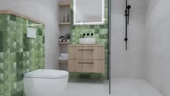 Vloertegel Loft 60 x 60 cm keramiek taupe 1,48 m²