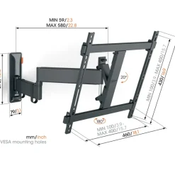 Vogel's TVM 3445 Full-Motion+ M 32 tot 65 inch
