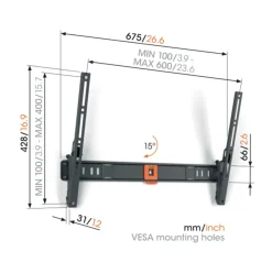 Vogel's TV-steun Tilt L - 40 t/m 77 inch