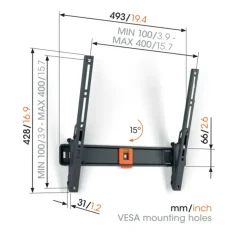 Vogel's TV-steun Tilt M - 32 t/m 65 inch