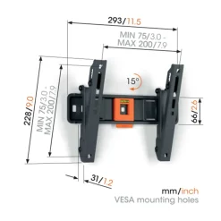 Vogel's TV-steun Tilt S - 19 t/m 43 inch