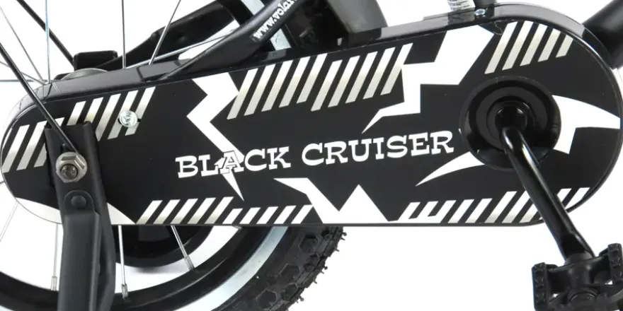 Volare Black Cruiser 14 Inch kinderfiets