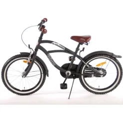 Volare Black Cruiser kinderfiets zwart 18 inch
