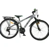 Volare Cross kinderfiets grijs 24 inch