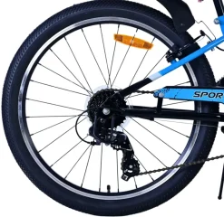 Volare Sportivo kinderfiets blauw 24 inch