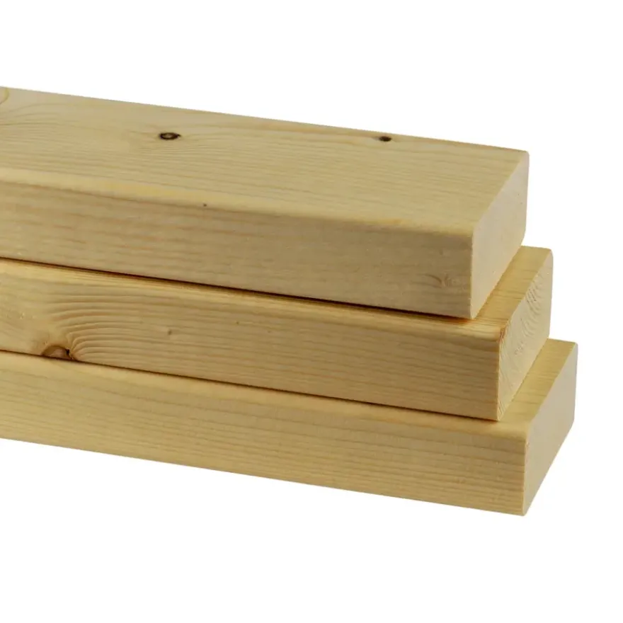 Voordeelpak geschaafd vuren CLS 38x89 mm 210 cm 3 stuks
