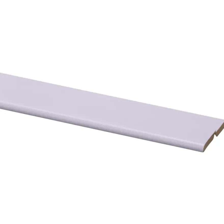 Vouwhoek MDF wit folie 21x21 mm lengte 260 cm