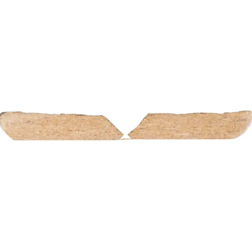 Vouwhoek MDF wit folie 21x21 mm lengte 260 cm