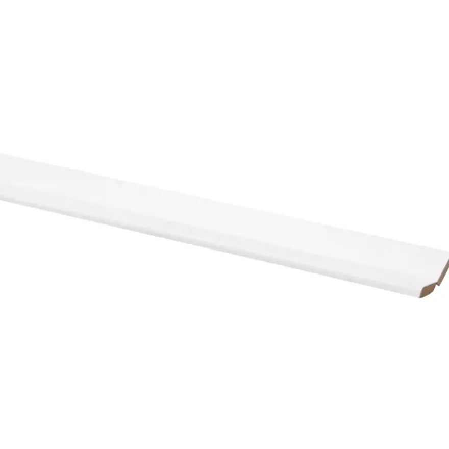 Vouwhoek zelfklevend MDF wit fineer 20x20 mm lengte 260 cm