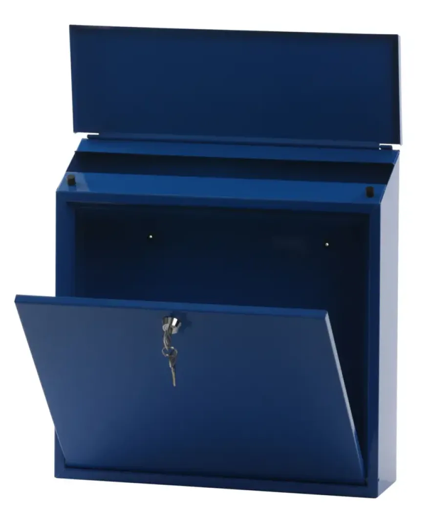 V-Part Brievenbus Malagan blauw