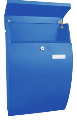 V-Part Brievenbus staal Geronan blauw