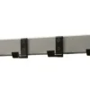 V-Part wandkapstok HIQ 10 haken - aluminiumgrijs / zwart