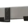 V-Part wandkapstok HIQ 5 haken - aluminiumgrijs / zwart