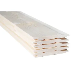 Vurenhouten rabatdelen ca. 12x110 mm, lengte 270 cm 5 stuks (ca. 1.49 m2)