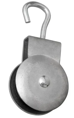 Waelbers hijskatrol met enkel poly-wiel open oog 50 mm