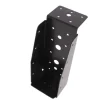 Waelbers balkdrager met lange lip 75 x 175 mm zwart