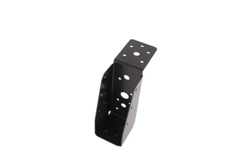Waelbers balkdrager met lange lip 46 x 121 mm zwart