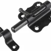 Waelbers grendel galvanisch vierkant 50x50 mm schoot 9 mm zwart verzinkt