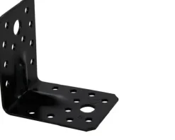 Waelbers hoekanker met ril 50 x 50 x 57 mm zwart