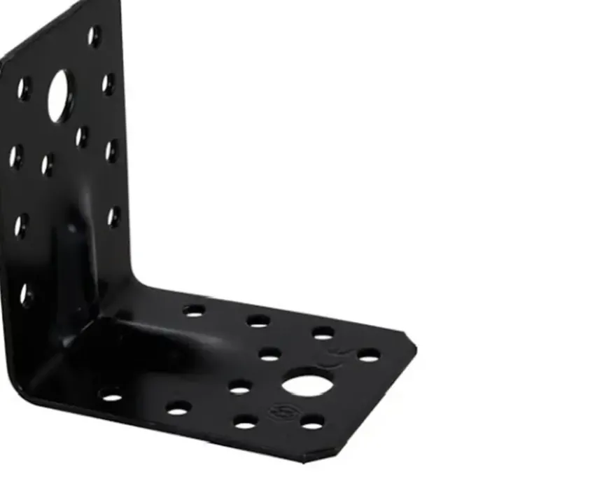 Waelbers hoekanker met ril 50 x 50 x 57 mm zwart