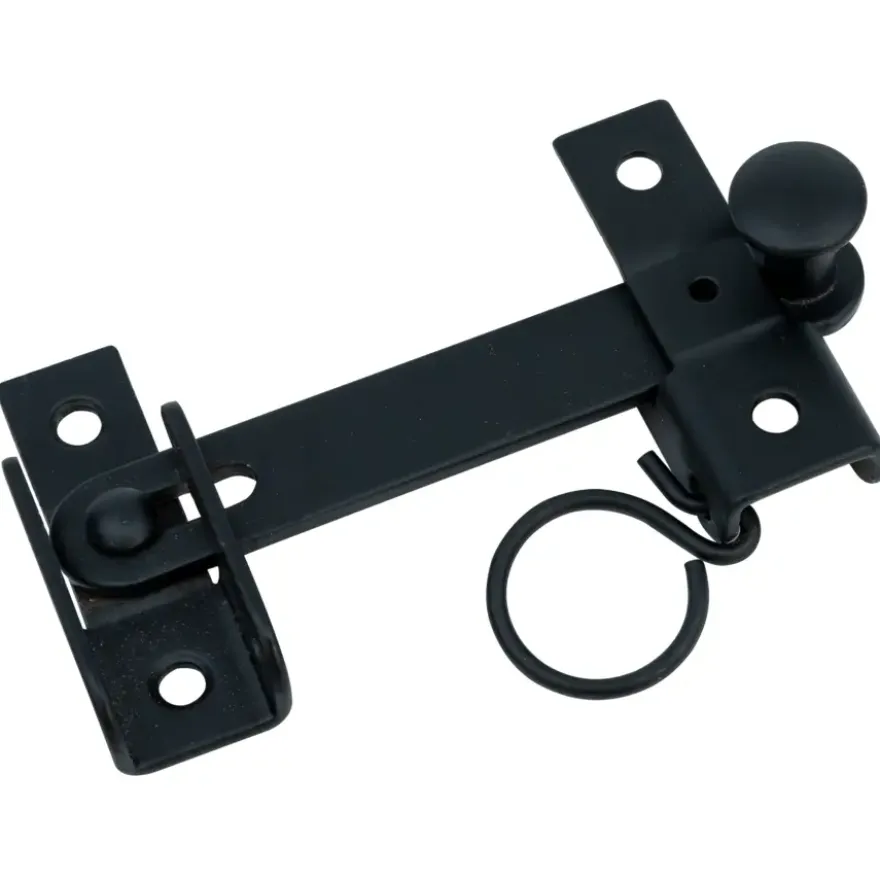 Waelbers luikoverslag 130x60 mm zwart