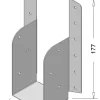Waelbers raveeldrager met strip 190 x 71 mm verzinkt
