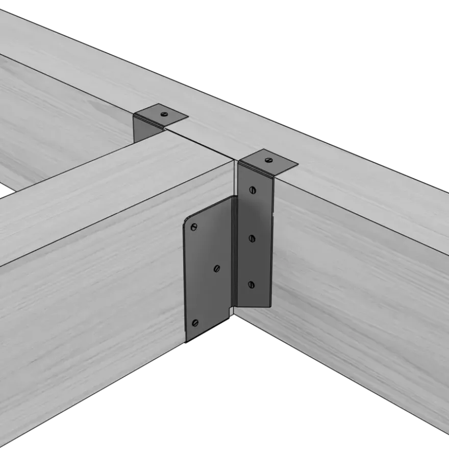 Waelbers raveeldrager met strip 190 x 59 mm verzinkt