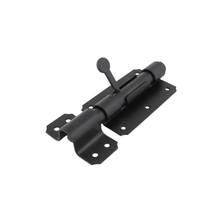 Waelbers schuifgrendel zware uitvoering 100 mm zwart