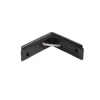 Waelbers stoelhoek 55x55 mm zwart 4 stuks