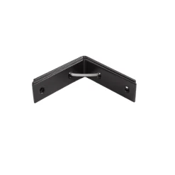 Waelbers stoelhoek 70 x 70 mm zwart 4 stuks