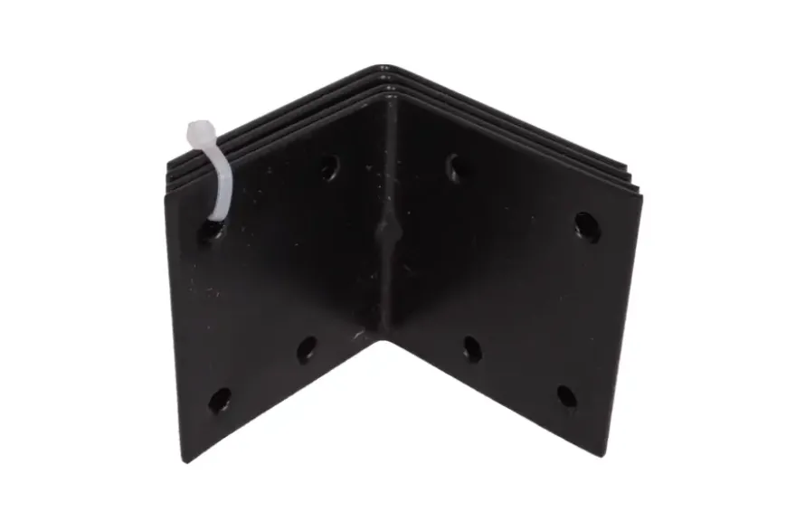 Waelbers versterkingshoek 125 x 85 mm zwart