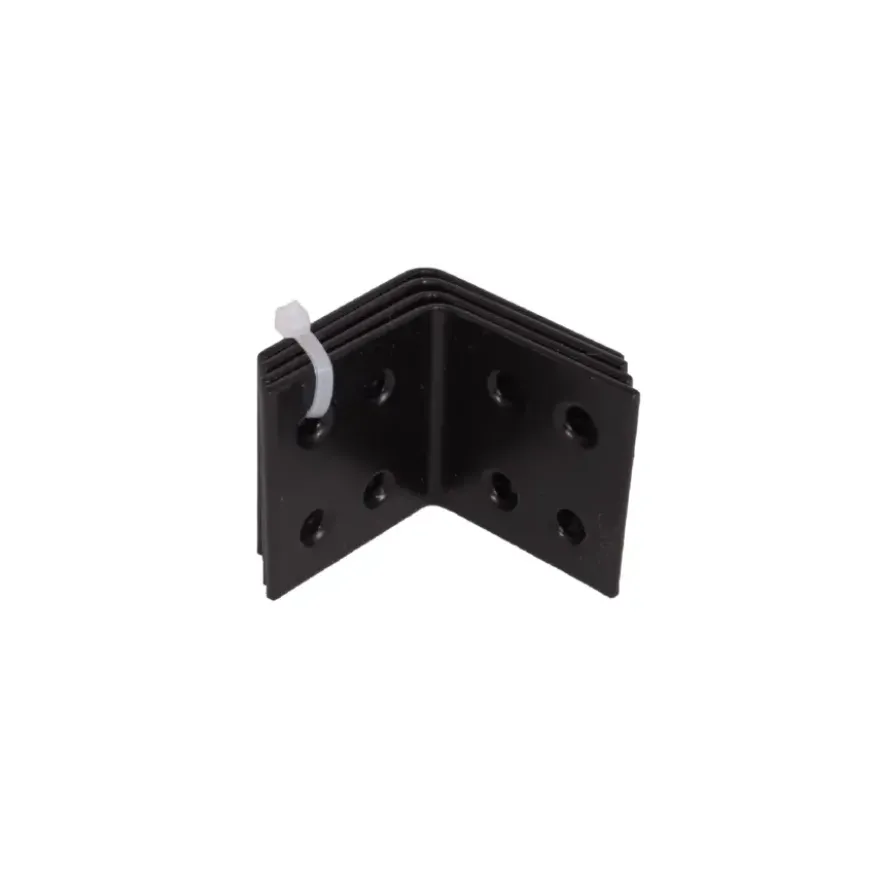 Waelbers versterkingshoek 40 x 40 mm zwart 4 stuks
