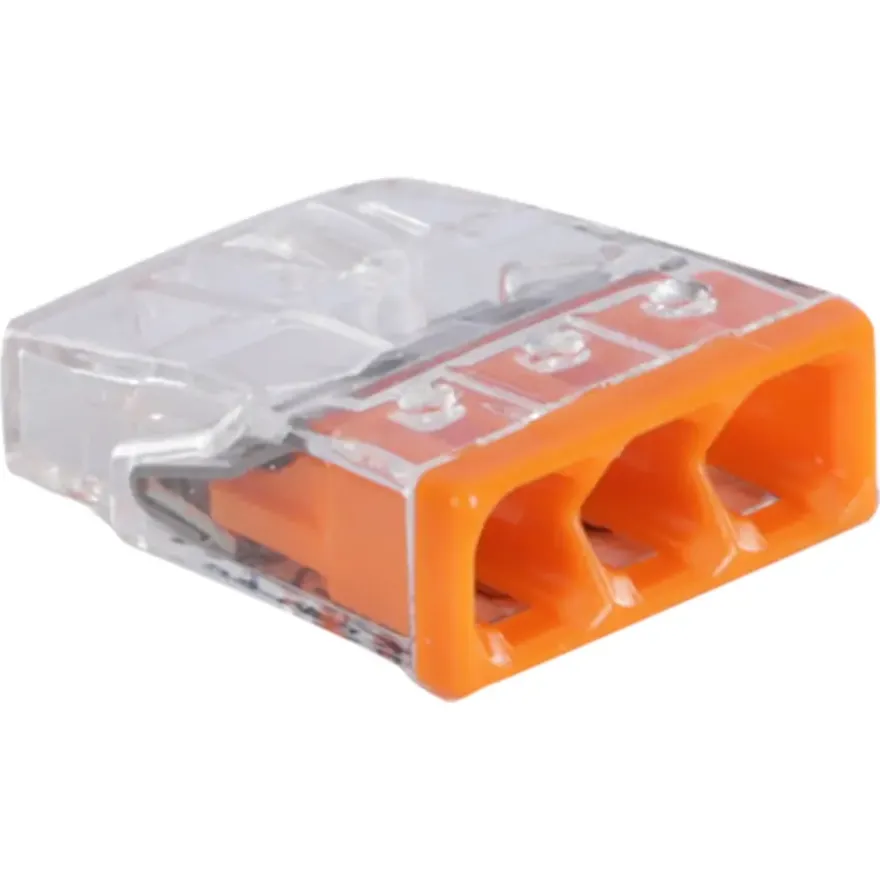 Wago Lasklem 3-voudig compact 0,5-2,5mm² 2273-203 30 stuks