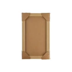 Wanddecoratie paars oranje 30x30x3,5cm