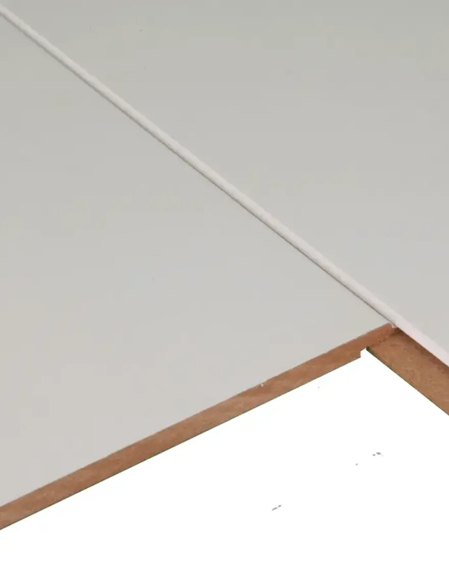Wand-en plafondpaneel MDF Ecoline wit 130x20 cm, dikte 7 mm 3,64 m²