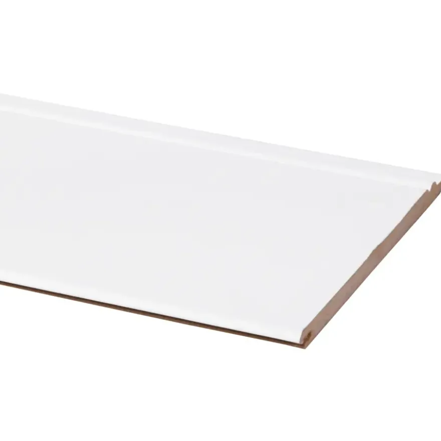 Wand-en plafondpaneel MDF gegrond ca. 13,5 cm breed, lengte 260 cm 5 stuks (ca. 1.75 m2)
