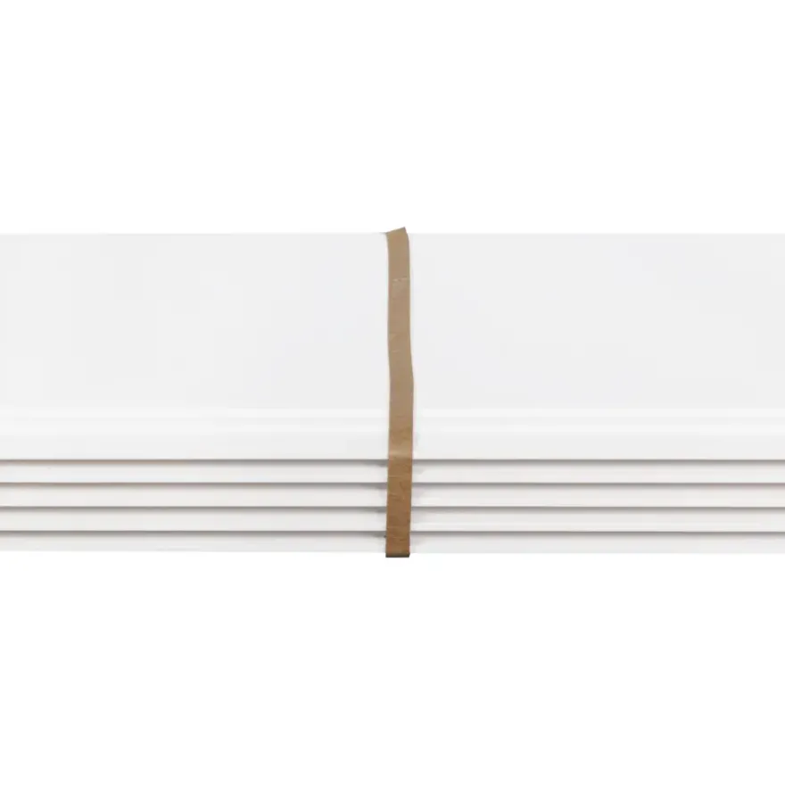 Wand-en plafondpaneel MDF gegrond ca. 13,5 cm breed, lengte 260 cm 5 stuks (ca. 1.75 m2)
