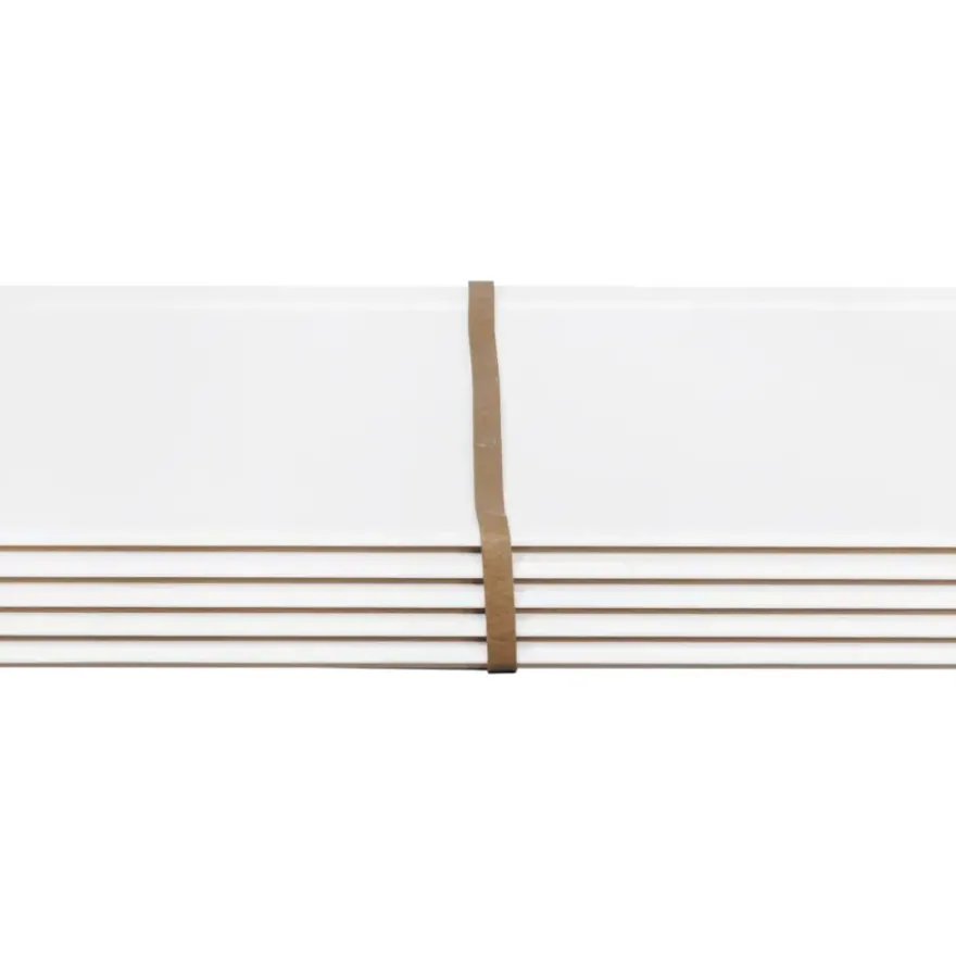 Wand-en plafondpaneel MDF gegrond ca. 13,5 cm breed, lengte 260 cm 5 stuks (ca. 1.75 m2)