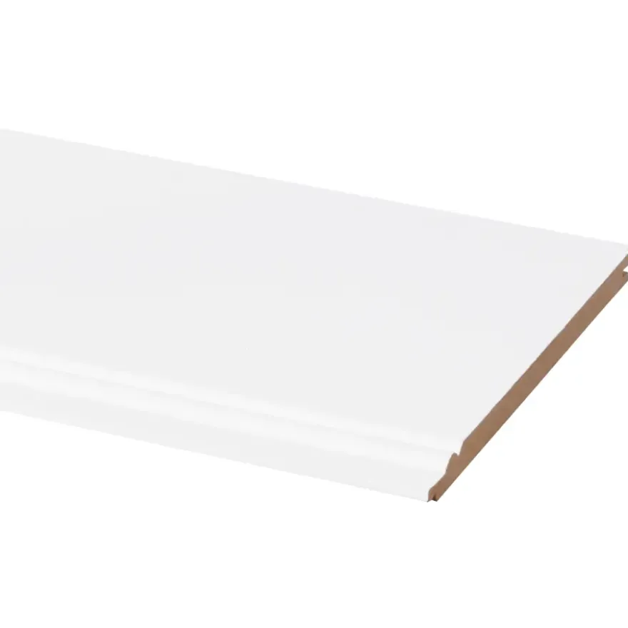 Wand-en plafondpaneel MDF gegrond ca. 13,5 cm breed, lengte 260 cm 5 stuks (ca. 1.75 m2)