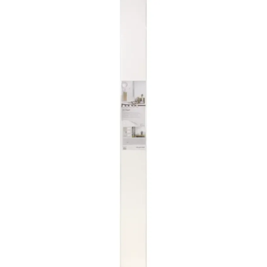 Wand- en plafondpaneel PVC wit hoogglans 270x25 cm 4 stuks 2,7m2