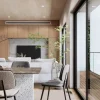 Wand- en plafondpaneel Quality Line MDF Toronto 260x15,4 cm, 8 mm 3,6 m²