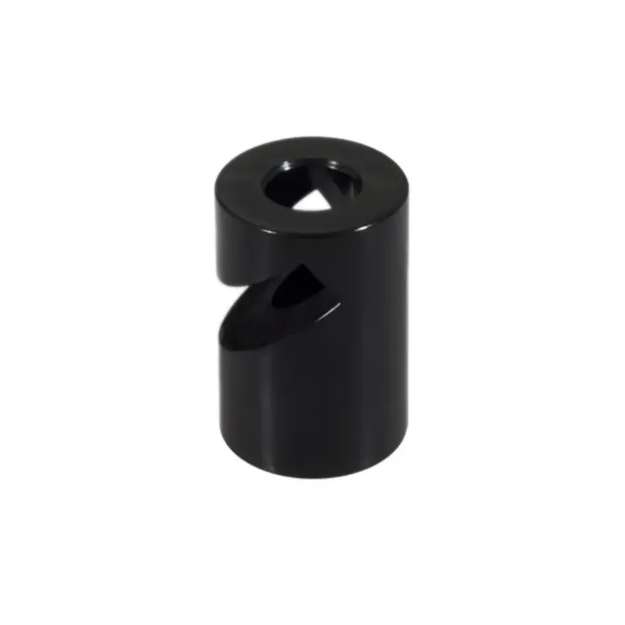 Wandhaak zwart plastic