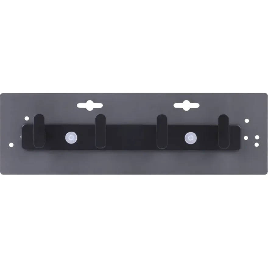 Wandkapstok Joe zwart aluminium 295 mm