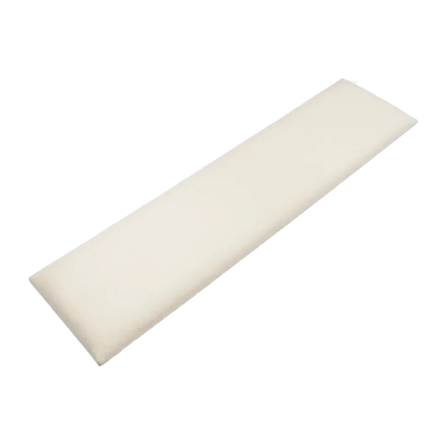 Wandkussen boucle crème 120x30 cm