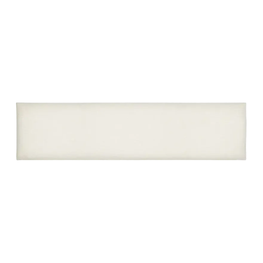 Wandkussen grof geweven crème 120x30 cm