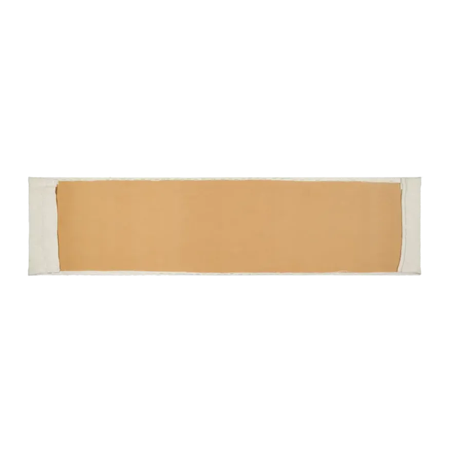 Wandkussen grof geweven crème 120x30 cm