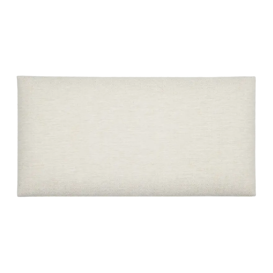 Wandkussen grof geweven crème 60x30 cm