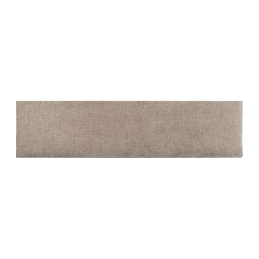 Wandkussen linnen bruin 120x30 cm