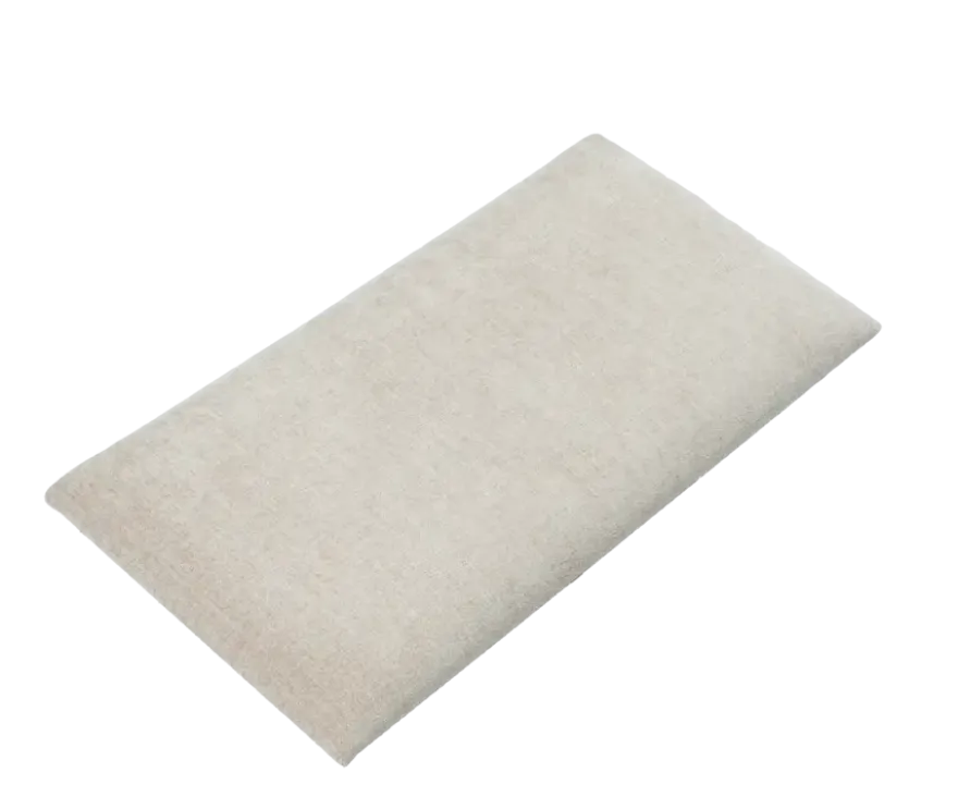Wandkussen linnen taupe 60x30 cm