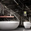 Wandpaneel kunststof Allora zwart marmer glans 260x90 cm, dikte 5mm 2,34 m²